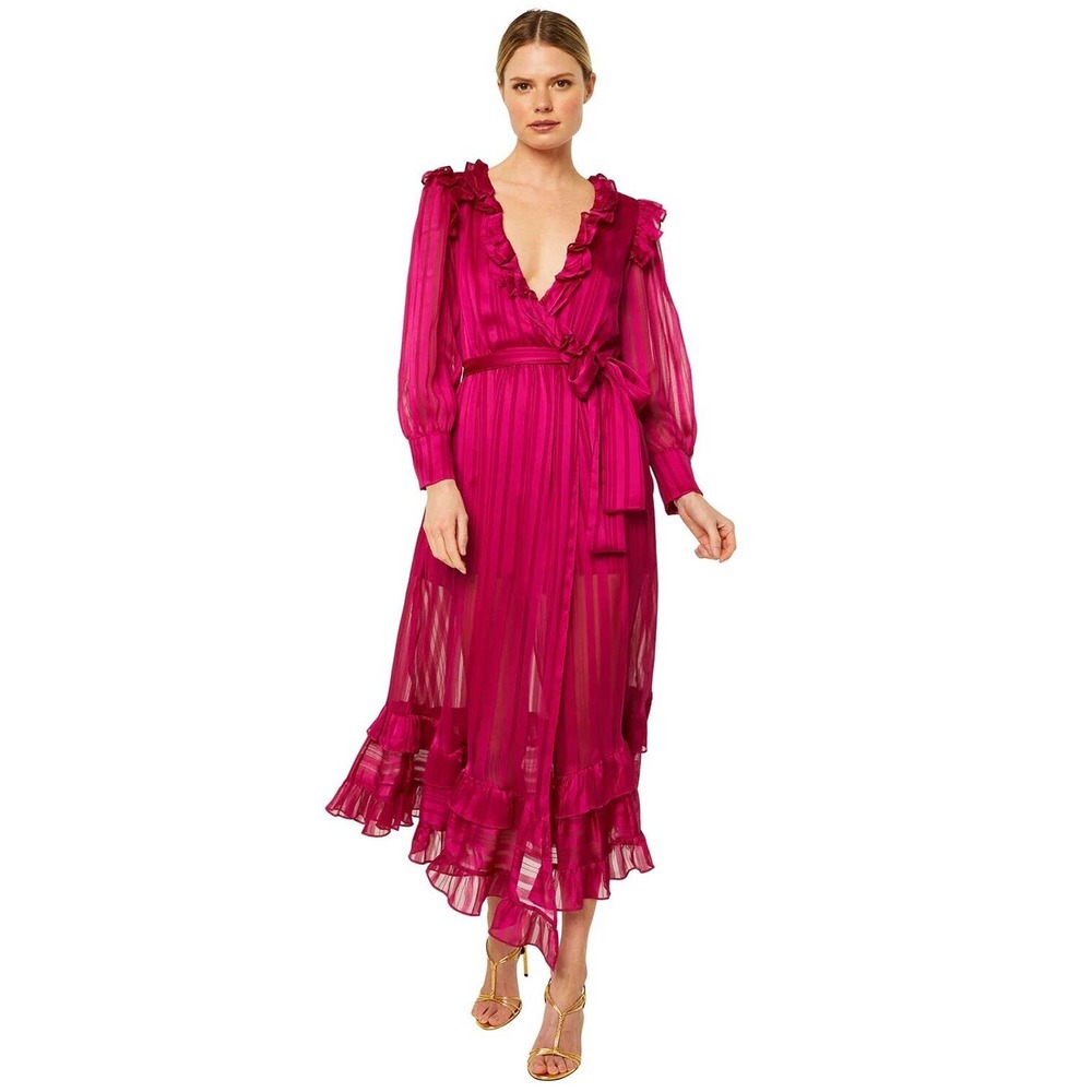 Misa Los Angeles Gabriella Dress In Fuchsia S LIMITED SALE